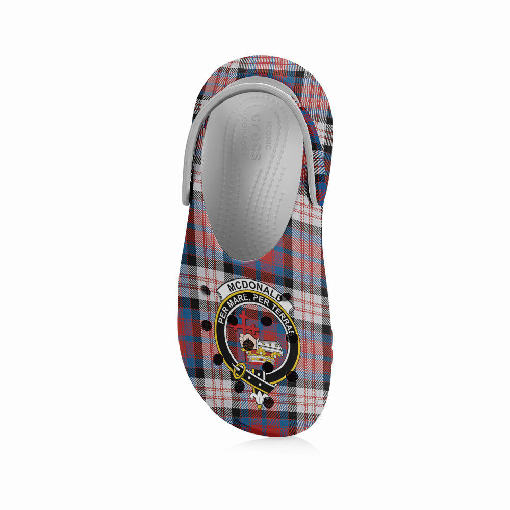 ScotsTee Shop Scottish McDonald Dress Irish Ancient Crest Women's Tartan Height Increasing Clogs