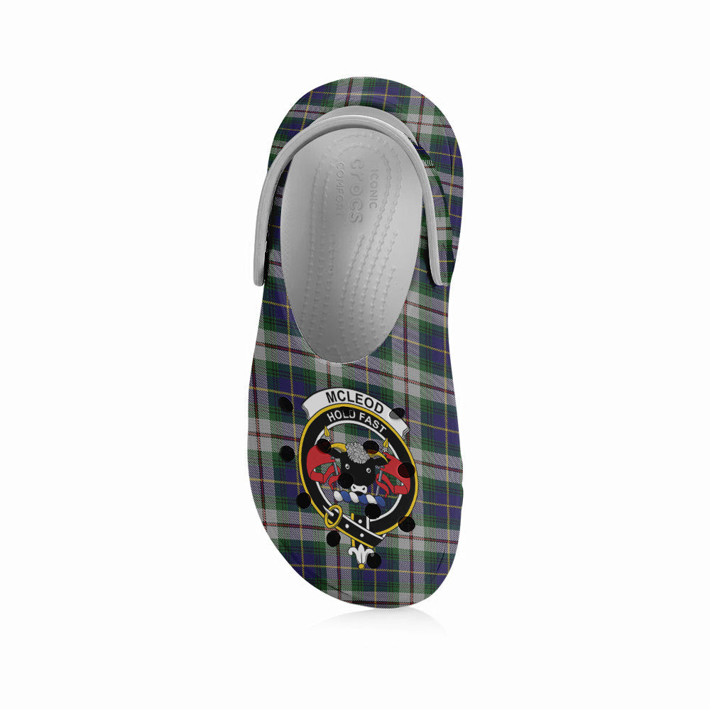 ScotsTee Shop Scottish McLeod Of Californian Crest Women's Tartan Height Increasing Clogs