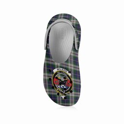 ScotsTee Shop Scottish McLeod Of Californian Crest Women's Tartan Height Increasing Clogs