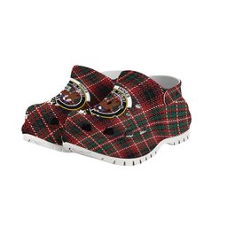 ScotsTee Shop Scottish Innes of Cowie Modern Crest Women's Tartan Height Increasing Clogs
