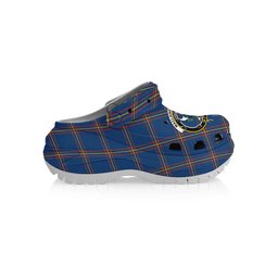 ScotsTee Shop Scottish MacLaine of Loch Buie Hunting Ancient Crest Women's Tartan Height Increasing Clogs