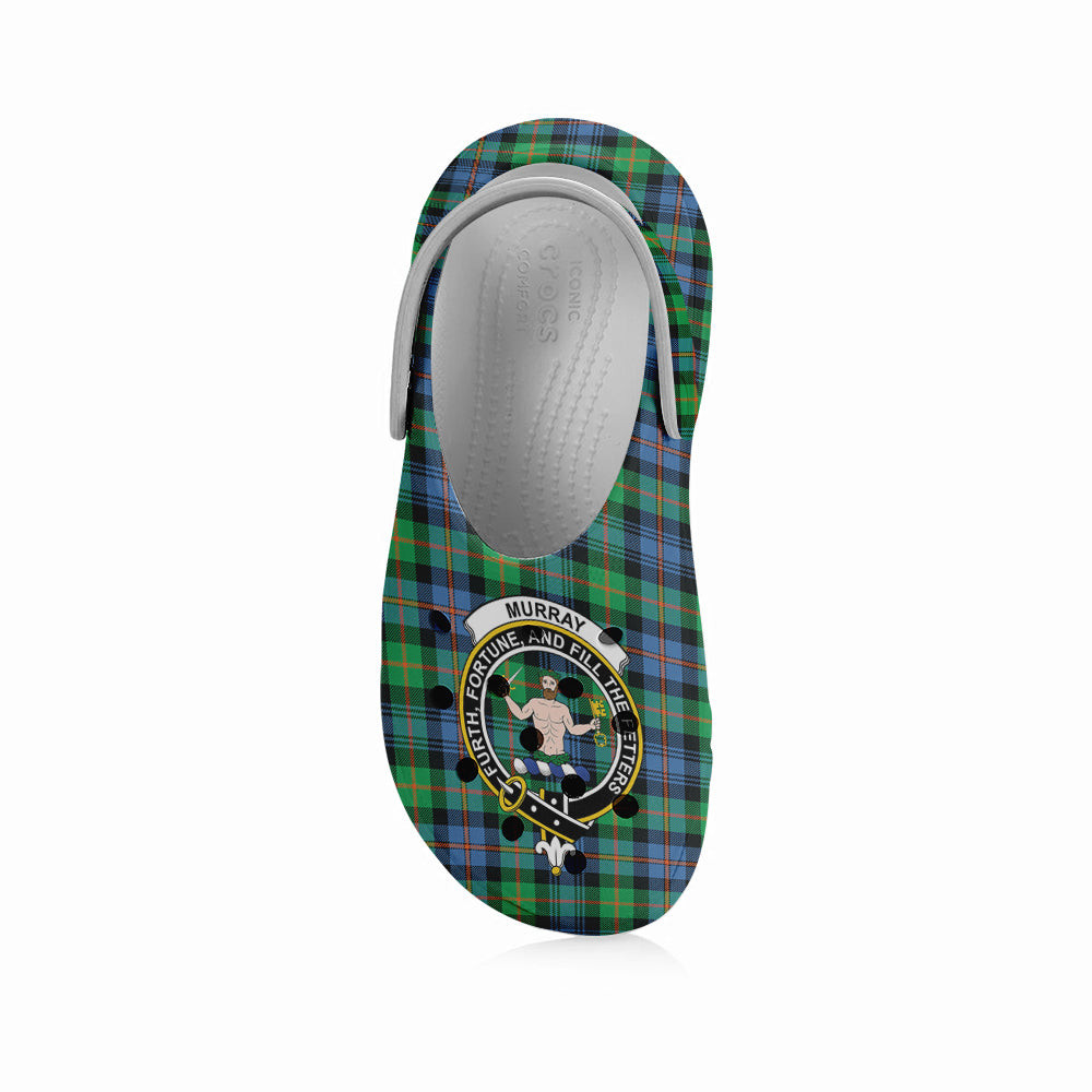 ScotsTee Shop Scottish Murray of Atholl Ancient Crest Women's Tartan Height Increasing Clogs
