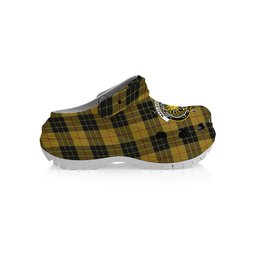 ScotsTee Shop Scottish MacLeod of Lewis Ancient Crest Women's Tartan Height Increasing Clogs