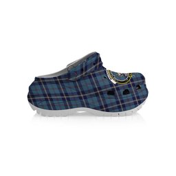 ScotsTee Shop Scottish MacRae of America Crest Women's Tartan Height Increasing Clogs