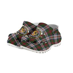 ScotsTee Shop Scottish MacKintosh Dress Scott Adie Crest Women's Tartan Height Increasing Clogs