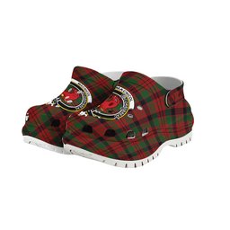 ScotsTee Shop Scottish MacNicol Inverness Tweed Mill Co Ltd Crest Women's Tartan Height Increasing Clogs