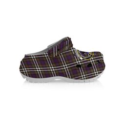 ScotsTee Shop Scottish McDonell of Glengarry Dress Modern Crest Women's Tartan Height Increasing Clogs