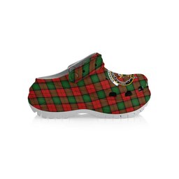 ScotsTee Shop Scottish Stewart of Atholl Ancient Crest Women's Tartan Height Increasing Clogs