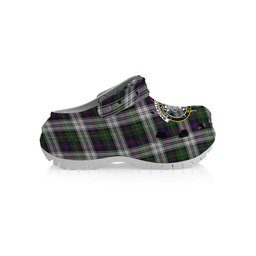 ScotsTee Shop Scottish MacCallum Dress - TD Crest Women's Tartan Height Increasing Clogs