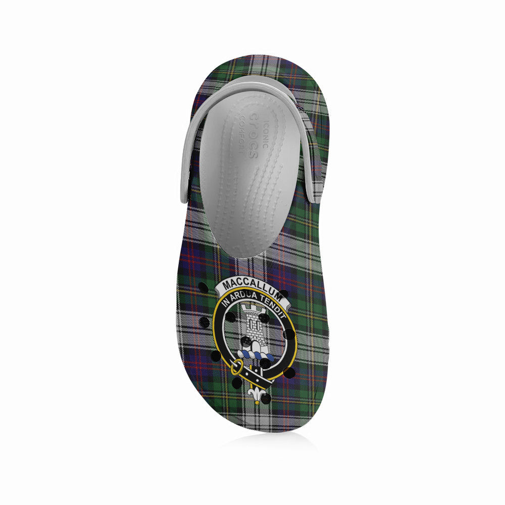 ScotsTee Shop Scottish MacCallum Dress - TD Crest Women's Tartan Height Increasing Clogs