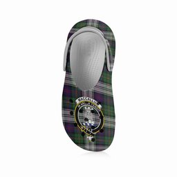 ScotsTee Shop Scottish MacCallum Dress - TD Crest Women's Tartan Height Increasing Clogs