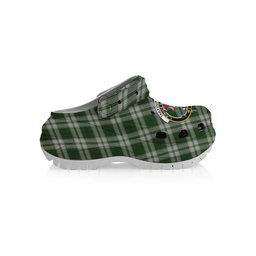 ScotsTee Shop Scottish Tailyour Dress Crest Women's Tartan Height Increasing Clogs