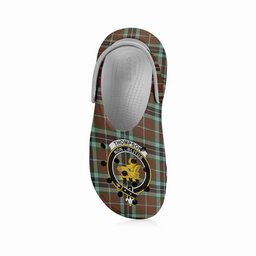 ScotsTee Shop Scottish Thompson Society Hunting Modern Crest Women's Tartan Height Increasing Clogs