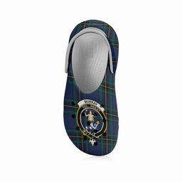 ScotsTee Shop Scottish Murray of Elibank Modern Crest Women's Tartan Height Increasing Clogs