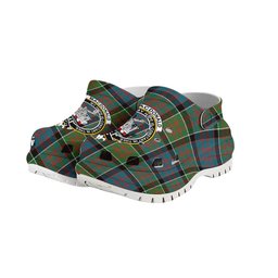 ScotsTee Shop Scottish MacDonald of Clan Ranald Ancient Crest Women's Tartan Height Increasing Clogs