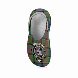 ScotsTee Shop Scottish MacDonald of Clan Ranald Ancient Crest Women's Tartan Height Increasing Clogs