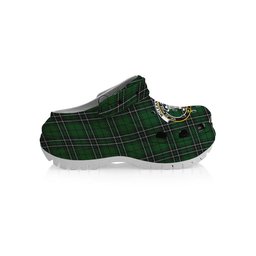 ScotsTee Shop Scottish McLean of Duart Hunting Crest Women's Tartan Height Increasing Clogs