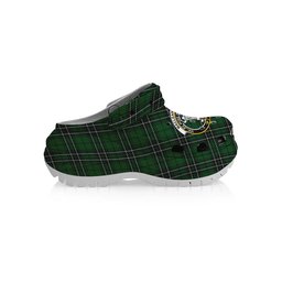 ScotsTee Shop Scottish MacLean of Duart Hunting Crest Women's Tartan Height Increasing Clogs