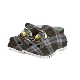 ScotsTee Shop Scottish Stewart of Appin Dress Crest Women's Tartan Height Increasing Clogs