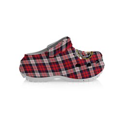 ScotsTee Shop Scottish McDonald Dress Irish Modern Crest Women's Tartan Height Increasing Clogs