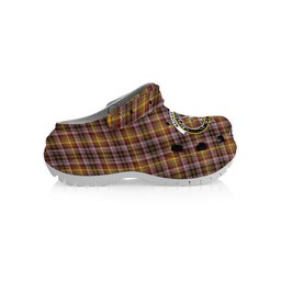 ScotsTee Shop Scottish MacKay of Strathnaver Ancient Crest Women's Tartan Height Increasing Clogs