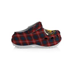 ScotsTee Shop Scottish Nicolson of Lewis Crest Women's Tartan Height Increasing Clogs