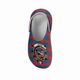 ScotsTee Shop Scottish Skene of Cromar Modern Crest Women's Tartan Height Increasing Clogs