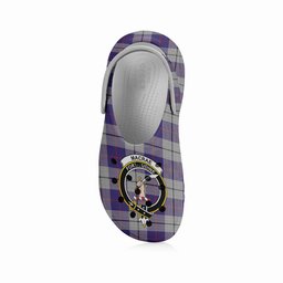 ScotsTee Shop Scottish MacRae Dress Purple 1 Crest Women's Tartan Height Increasing Clogs