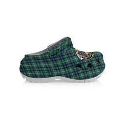 ScotsTee Shop Scottish MacDonald of the Isles Hunting Ancient Crest Women's Tartan Height Increasing Clogs