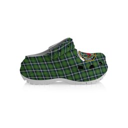 ScotsTee Shop Scottish Young Life International Scotland Crest Women's Tartan Height Increasing Clogs