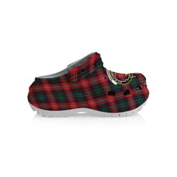 ScotsTee Shop Scottish Rattray of Lude Modern Crest Women's Tartan Height Increasing Clogs