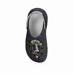 ScotsTee Shop Scottish MacCallum of Berwick Crest Women's Tartan Height Increasing Clogs