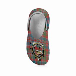 ScotsTee Shop Scottish MacDonald of Boisdale Ancient Crest Women's Tartan Height Increasing Clogs