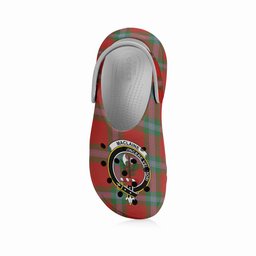 ScotsTee Shop Scottish MacLaine of Loch Buie Ancient Crest Women's Tartan Height Increasing Clogs