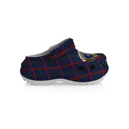 ScotsTee Shop Scottish Montgomery of Ayrshire Modern Crest Women's Tartan Height Increasing Clogs