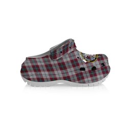 ScotsTee Shop Scottish MacLean of Duart Dress 4 Crest Women's Tartan Height Increasing Clogs