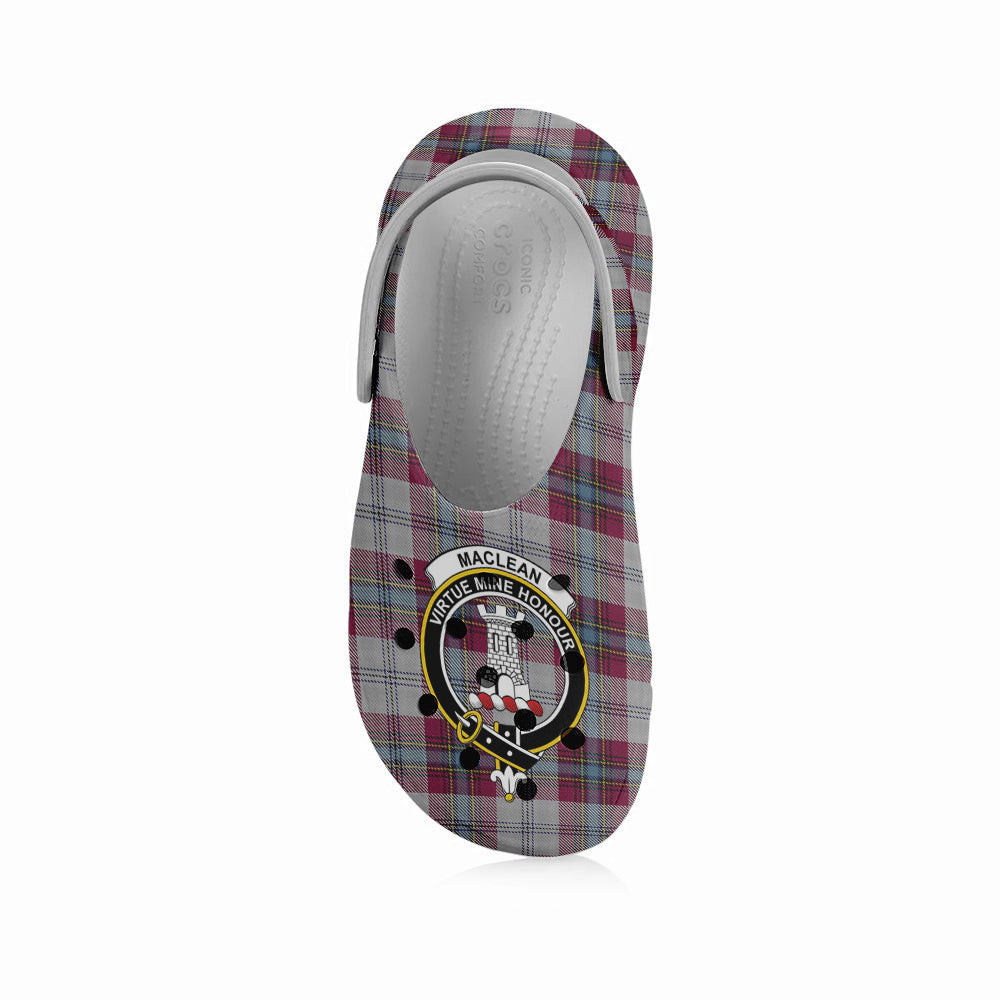 ScotsTee Shop Scottish MacLean of Duart Dress 4 Crest Women's Tartan Height Increasing Clogs