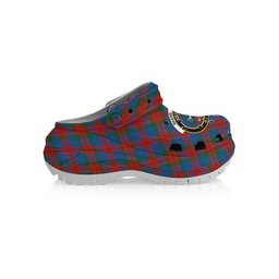 ScotsTee Shop Scottish Skene of Cromar Ancient Crest Women's Tartan Height Increasing Clogs