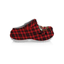ScotsTee Shop Scottish Murray of Ochtertyre Modern Crest Women's Tartan Height Increasing Clogs