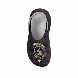 ScotsTee Shop Scottish MacDonald of Clan Ranald Crest Women's Tartan Height Increasing Clogs