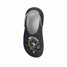 ScotsTee Shop Scottish Murray of Atholl Modern Crest Women's Tartan Height Increasing Clogs