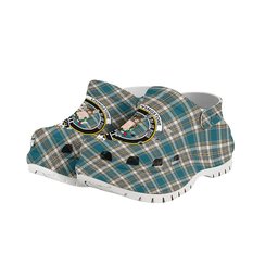 ScotsTee Shop Scottish Livingstone Dress Ancient Crest Women's Tartan Height Increasing Clogs