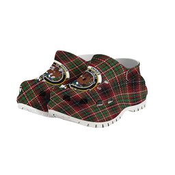 ScotsTee Shop Scottish Innes of Cowie Ancient Crest Women's Tartan Height Increasing Clogs