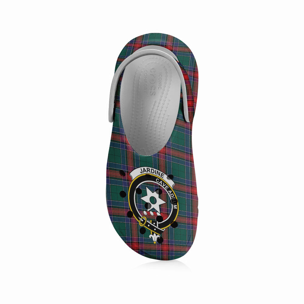 ScotsTee Shop Scottish Jardine Dress Modern Crest Women's Tartan Height Increasing Clogs