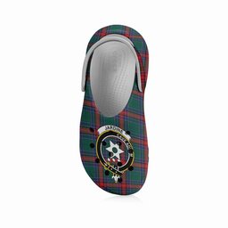 ScotsTee Shop Scottish Jardine Dress Modern Crest Women's Tartan Height Increasing Clogs