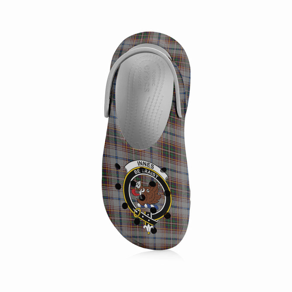 ScotsTee Shop Scottish Innes Red Dress Dance Crest Women's Tartan Height Increasing Clogs