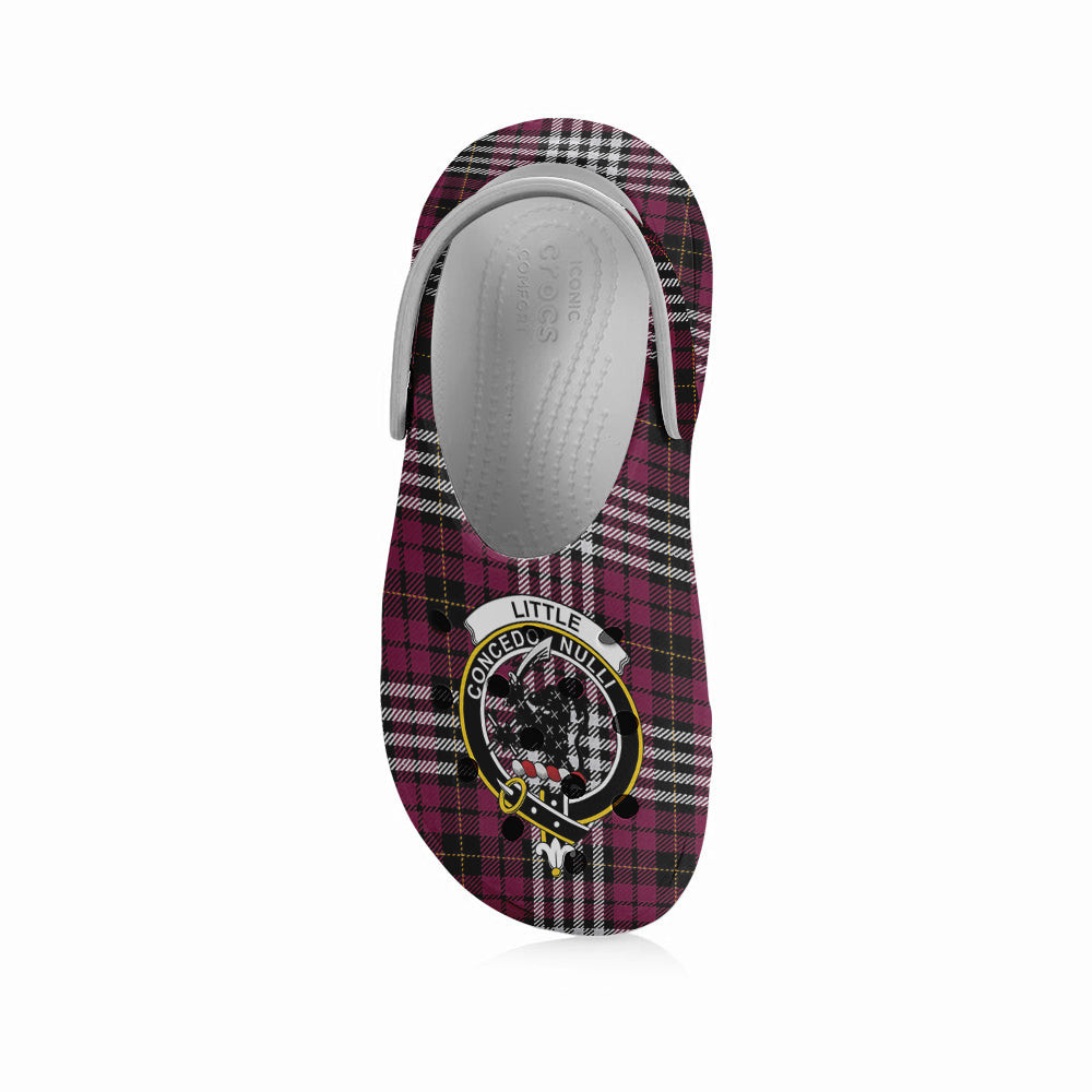 ScotsTee Shop Scottish Little of Morton Rigg Modern Crest Women's Tartan Height Increasing Clogs