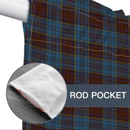 ScotsTee Shop Scottish Anderson Paton Tartan Tie Up Valance Curtain