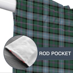 ScotsTee Shop Scottish Alexander of Menstry Hunting Tartan Tie Up Valance Curtain