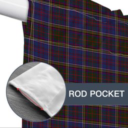 ScotsTee Shop Scottish Anderson W L Anderson, Stirling Tartan Tie Up Valance Curtain